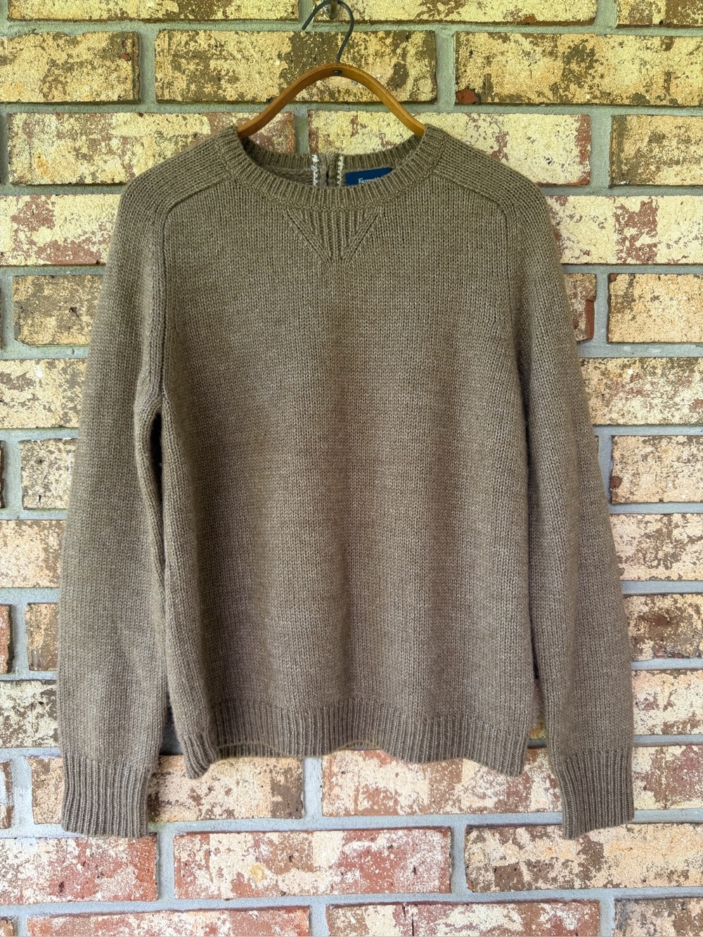 Vintage Faconnable Alpaca Wool Blend Crewneck  Sweater Women’s Size Medium